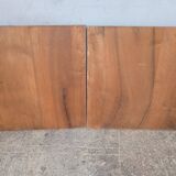 2 carved walnut woodwork panels early 20th century