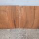 2 carved walnut woodwork panels early 20th century