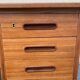 Swedish desk "back-to-back" with its niche 1960