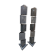 2 post-modern 80s totem lampposts