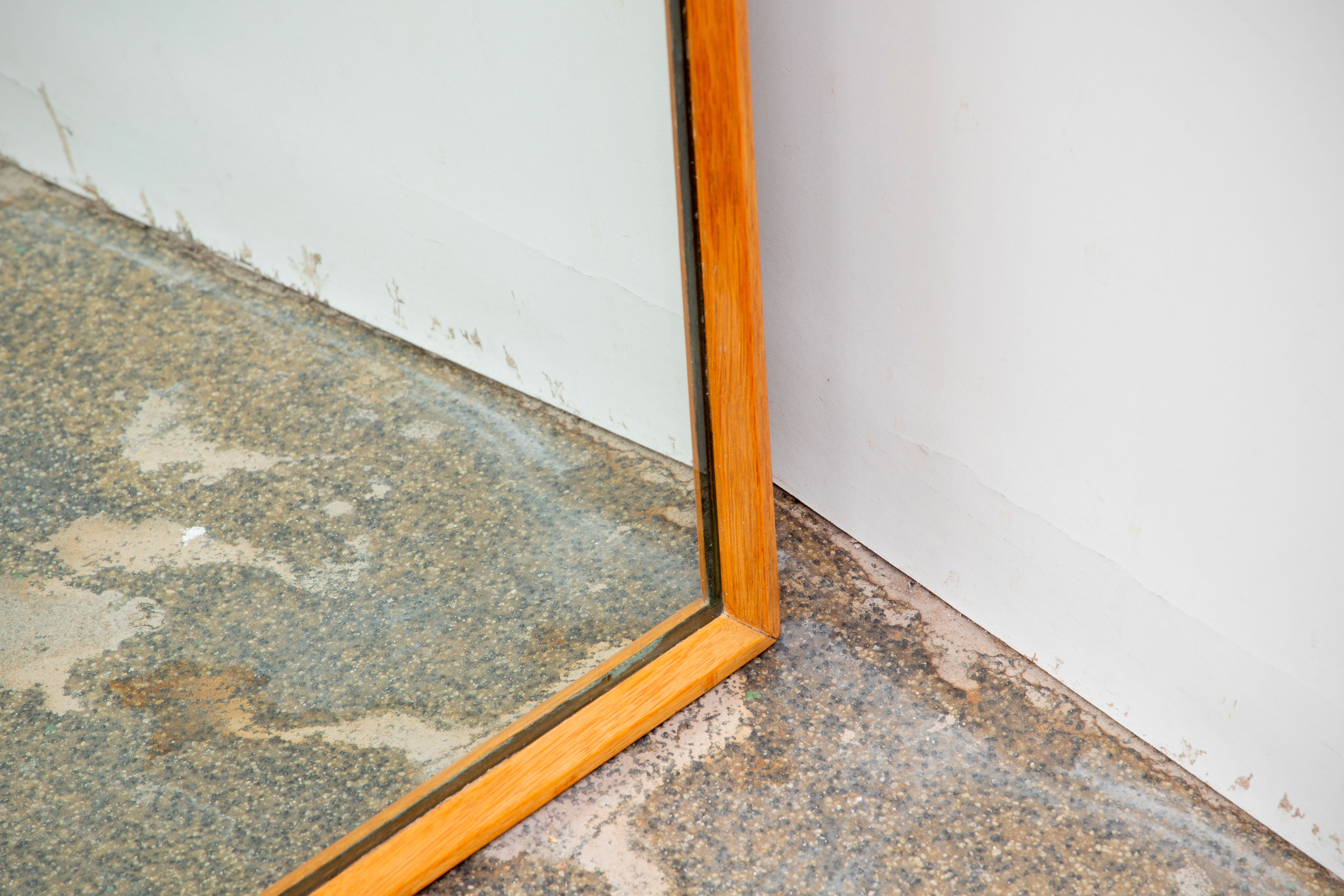 Vintage Scandinavian wall mirror 114X47cm