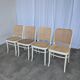 Set of 4 Thonet Style 811 Cane Chair: Josef Hoffman Mid-Century Modern Furn