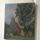 Oil on canvas landscape