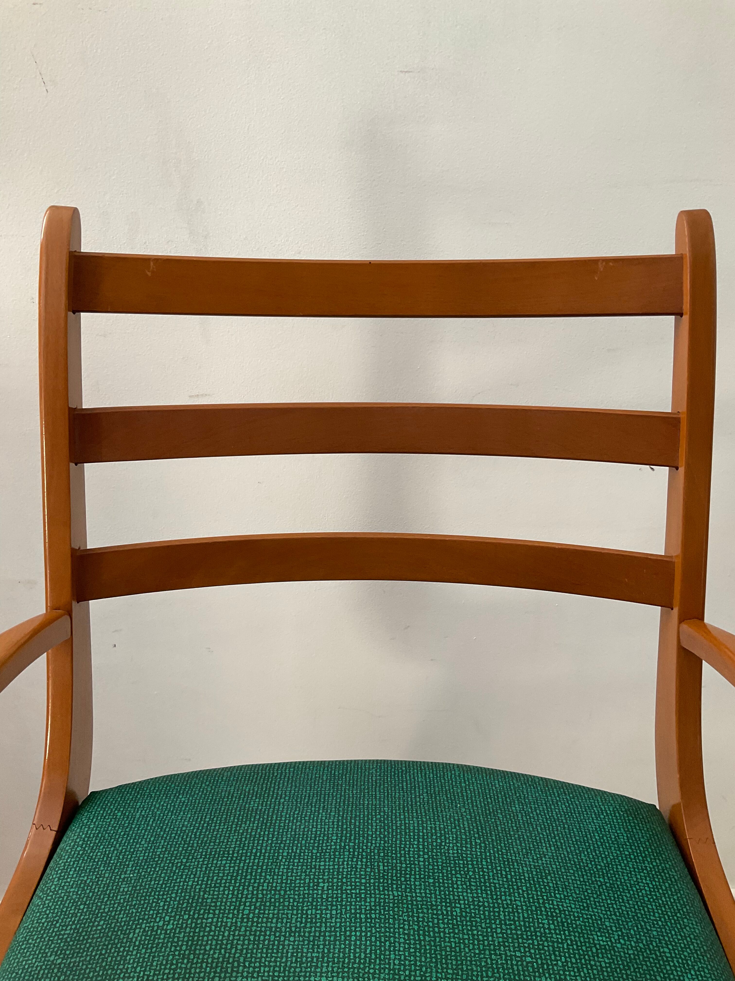 Scandinavian armchair from the 60s in solid beech