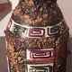 Vintage lava and ceramic vase from the 50s/60s