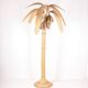 Lampadaire « bananier » en rotin