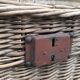 1930s wicker travel suitcase