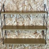 60s 70s OAK String shelf wall shelf String shelf Danish Design Denmark