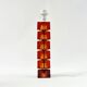 Large Mid-Century Scandinavian Art Glass & Brass Table Lamp by C.Fagerlund