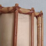 Pair of bamboo sconces