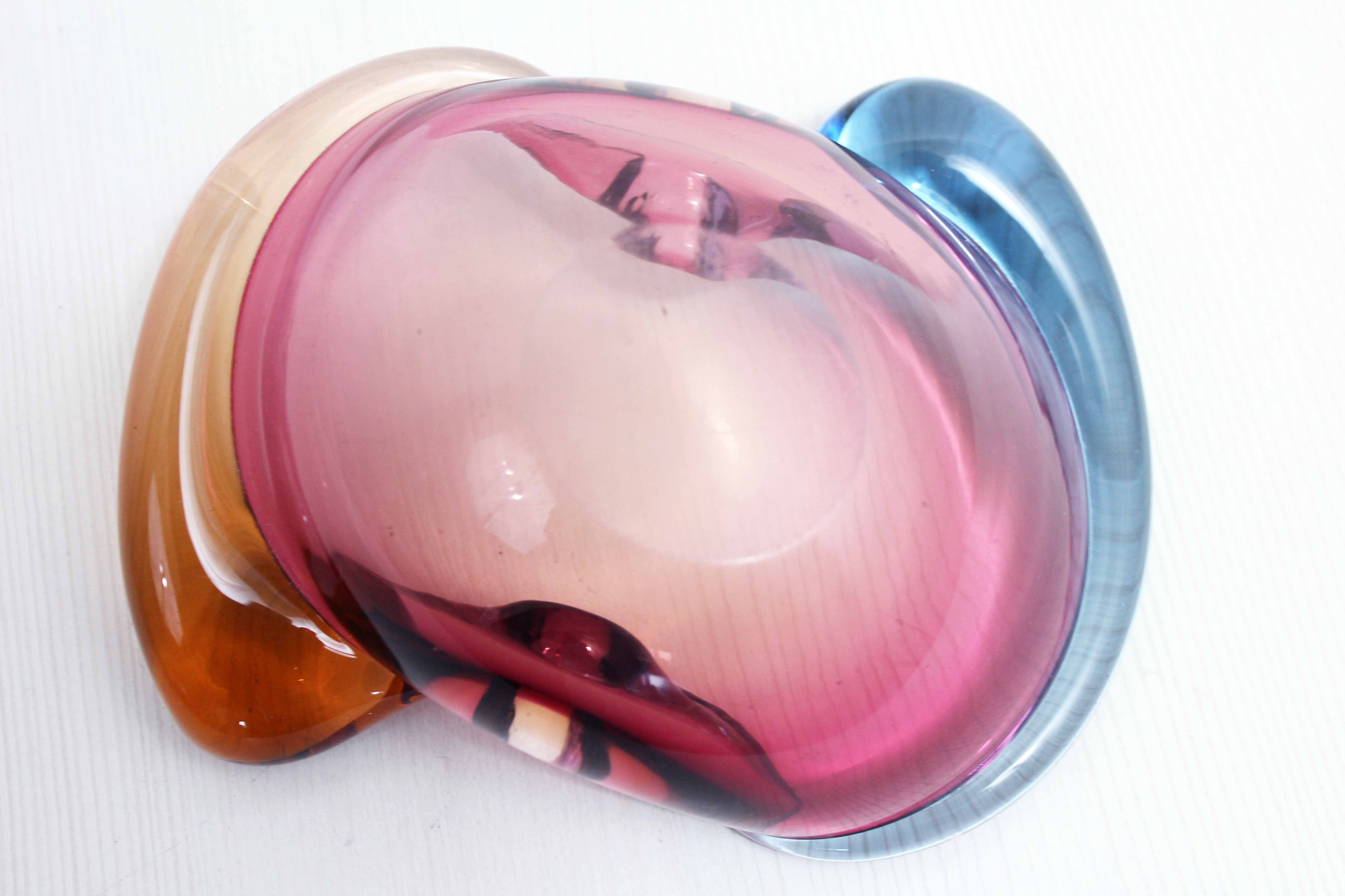 Trinket bowl of Murano glass