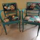 Paire de fauteuils vintage relookés