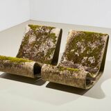 Willy Guhl Pair of Loop Chairs for Eternit Switzerland 1954