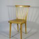Chaise scandinave par Baumann 1975 bistro clair.