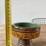 Bougeoir céramique hiéroglyphes