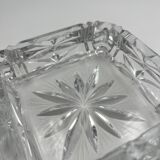 Worked crystal ashtray