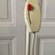 70s/80s parquet floor lamp with 2 spotlights