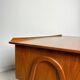 1960s Vintage Curved Teak Writing Desk by Svend Aage Madsen