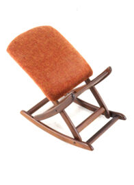 Adjustable Footstool / footrest "Uniek" - dutch design in teak