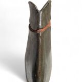 Sculptural vase in glazed stoneware – Odile Pichon – Vintage ceramics