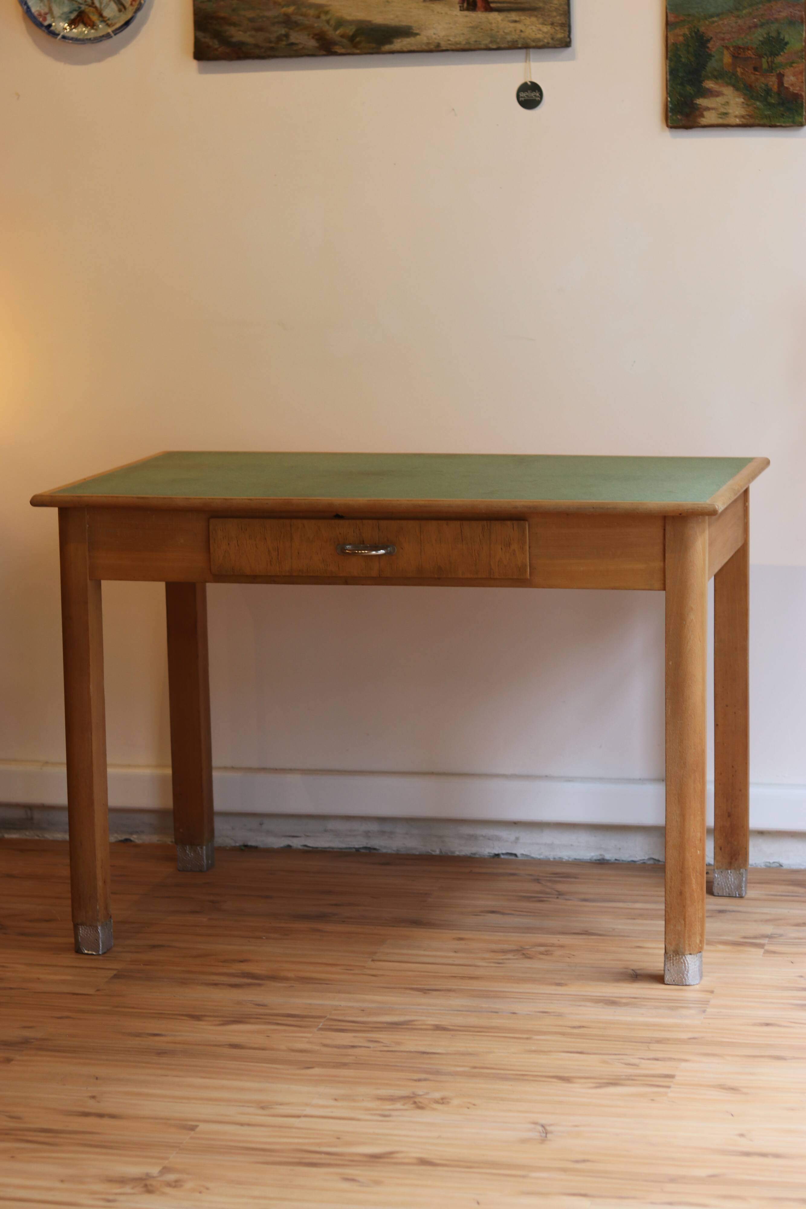 Light wood kitchen or office table, 1930s-40s