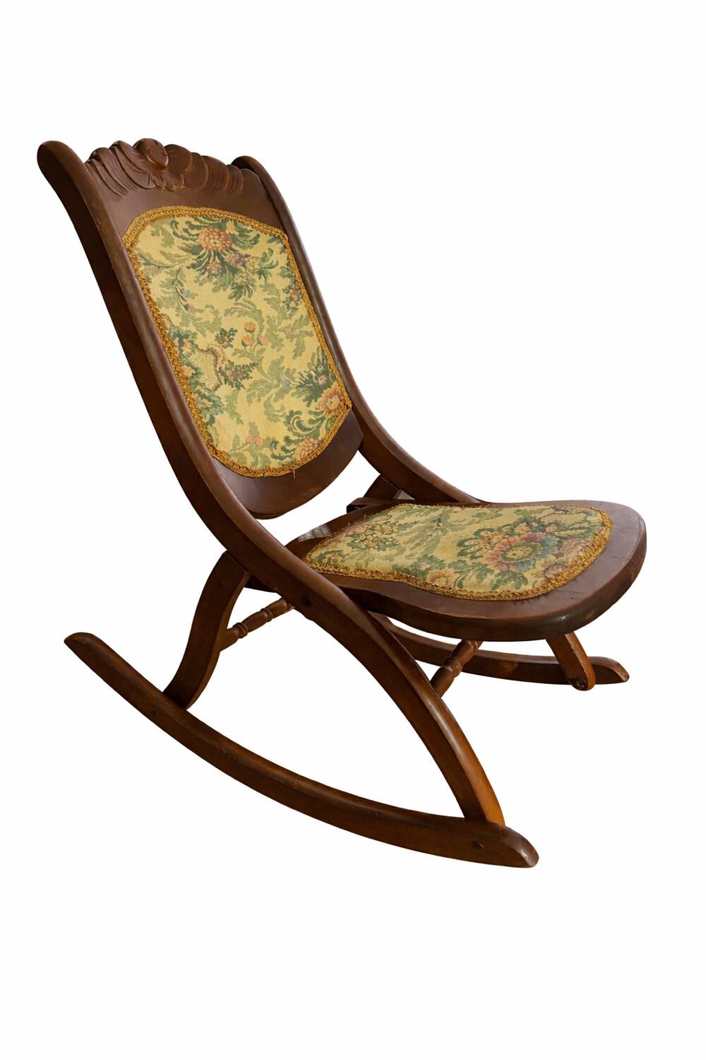 Authentic Victorian rocking chair from the late 19th century – Around 1880-1900.
