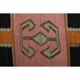 Vintage Turkish Oushak handmade wool cotton brown runner rug 137X338