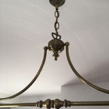 Brass and opaline pool suspension
