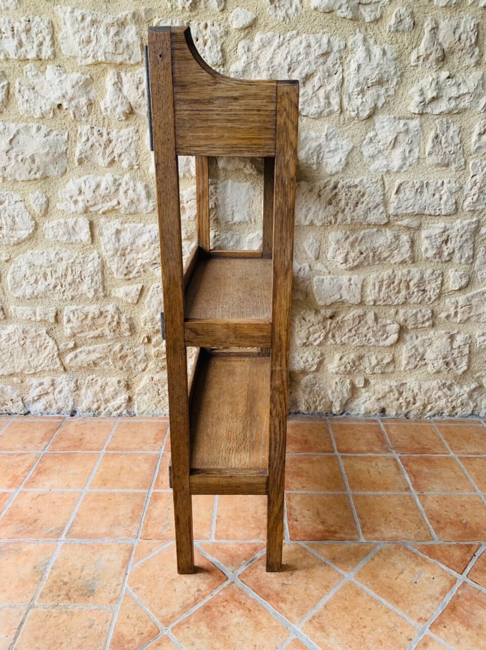 French farm 3-level shelf, circa 1940's