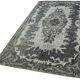 Tapis fait à la main turc contemporain des années 1970 181 cm x 288 cm tapis gris
