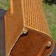 Vintage wicker and cane umbrella stand