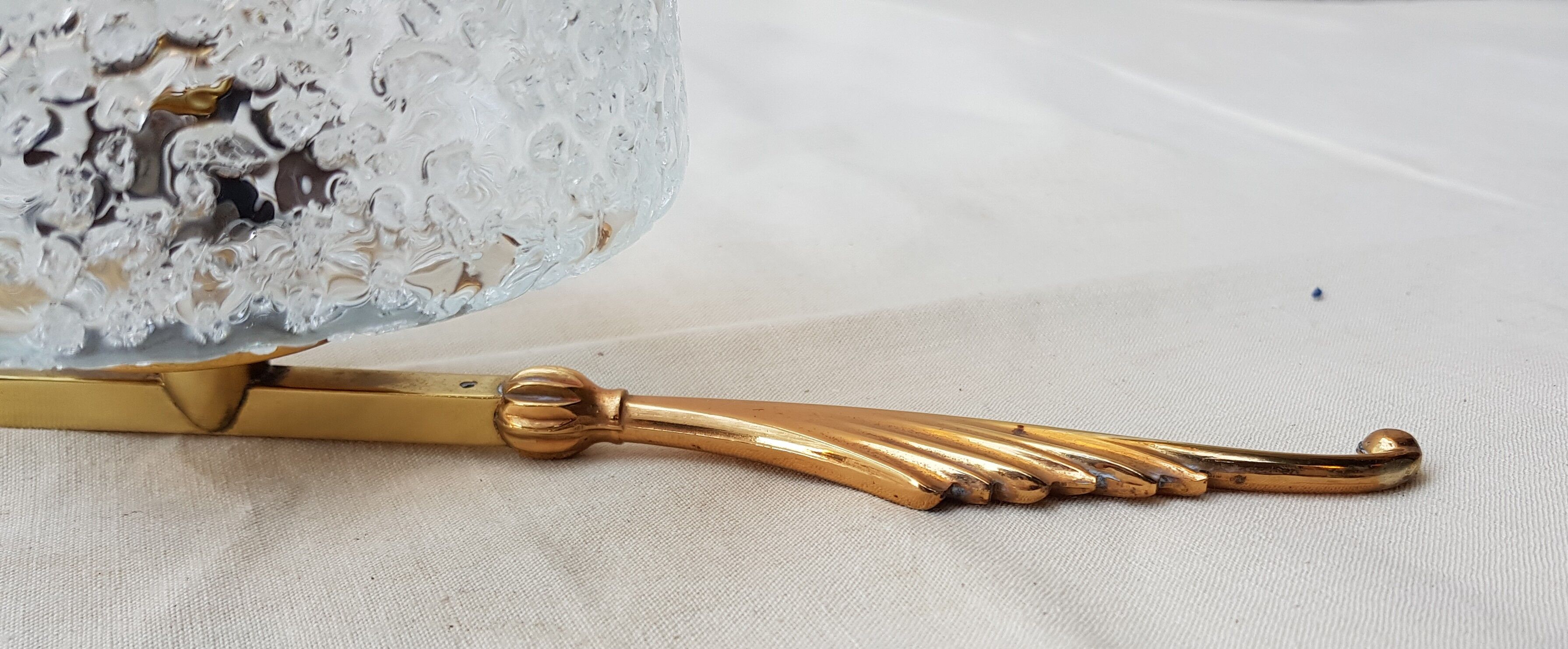 Large brass chandelier