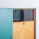 Secretary desk with plenty of storage, completely refurbished, circa 1960