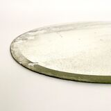 Old bevelled mirror - 54 x 33 cm