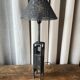 Lampe artisanale style industriel