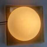Large Murano glass wall or ceiling light from the 70s