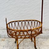 Bamboo cradle for doll