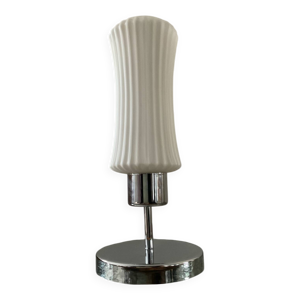 Lampe vintage en opaline