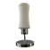 Lampe vintage en opaline et métal chromé 