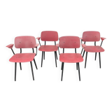 Set of 4 Friso Kramer Revolt chairs first edition with armrests