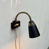 Modern mid-century wall lamp with a swan neck by Aris, Finland, 1950s
