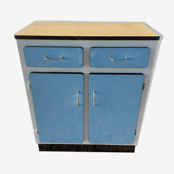 Buffet en formica bleu