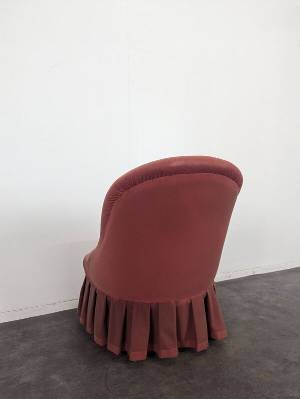 Fauteuil crapaud de style Napoléon III