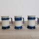 Blue Irish handles/mugs