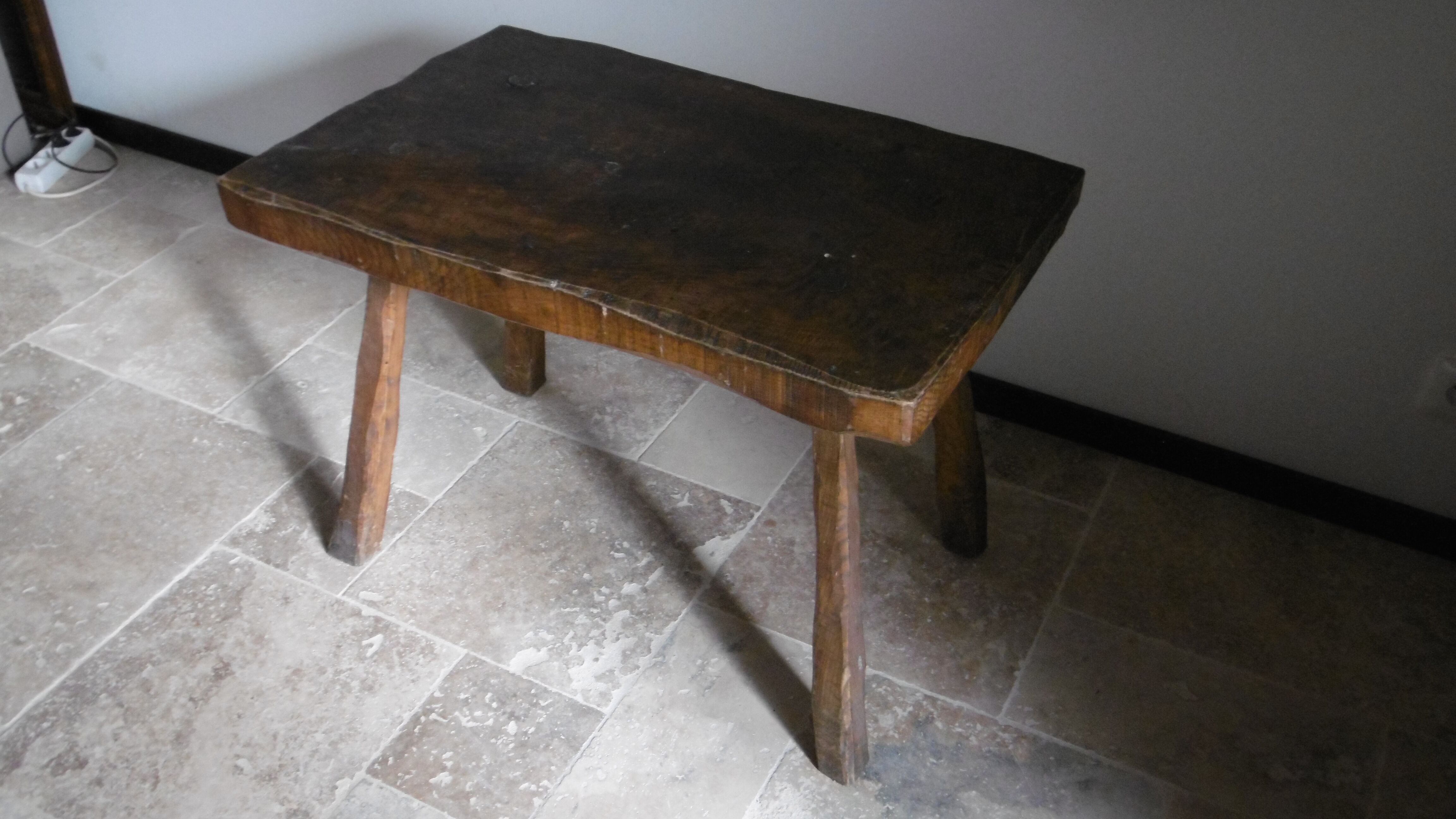 Elm wood rustic coffee table