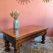 Solid wood coffee table