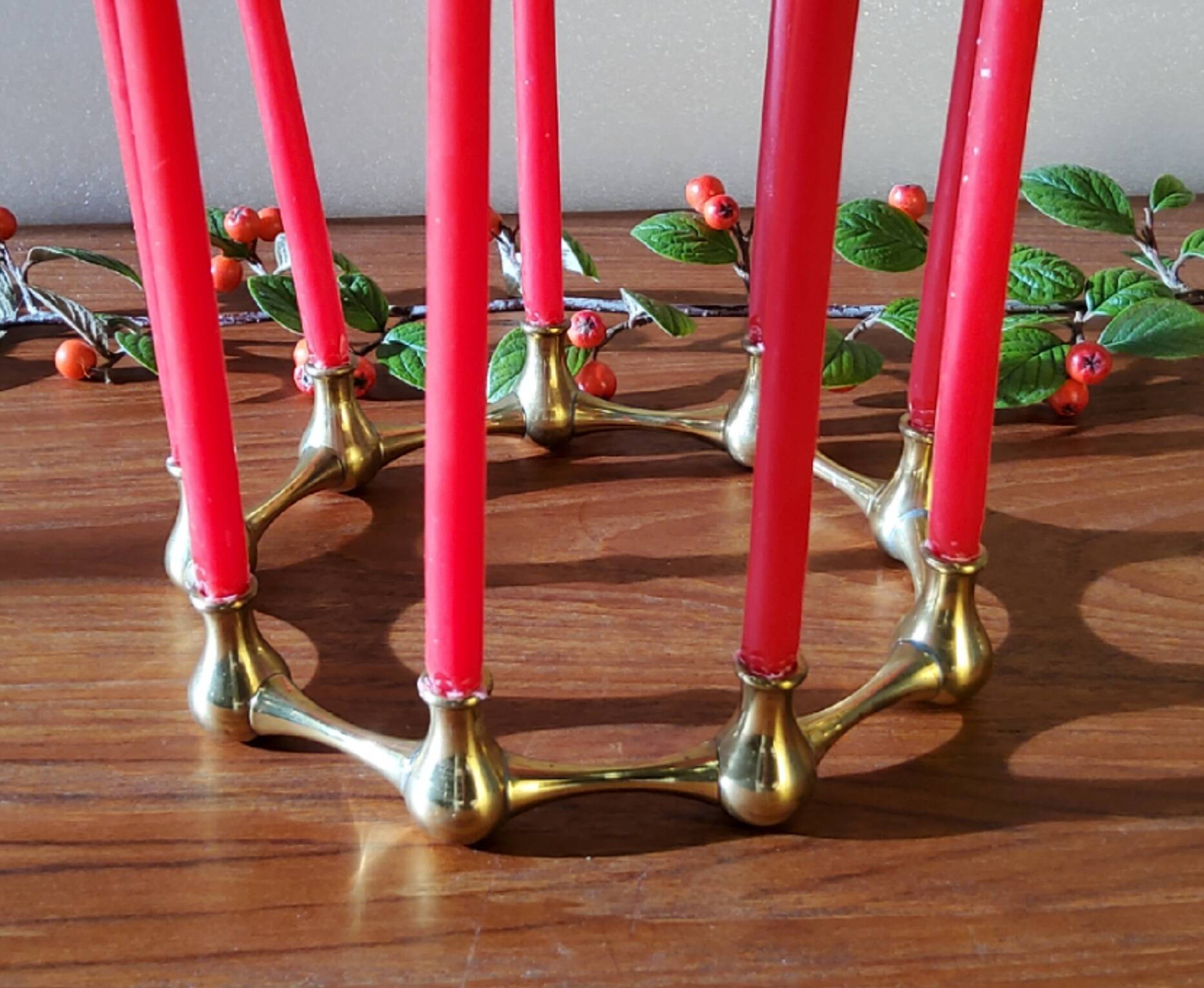 Brass candlestick, Jens Quistgaard, Denmark, 1950s