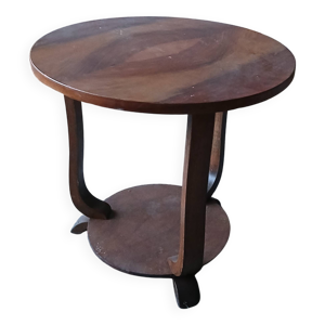 gueridon  bois art deco