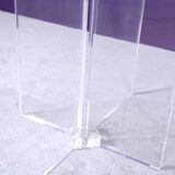 Dining table by David Lange (signature on the base).