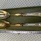 Silver and Vermeil Salad Serving Set, Art Nouveau Period